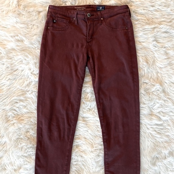 AG Legging Super Skinny Ankle in Red Courant - Picture 5 of 11